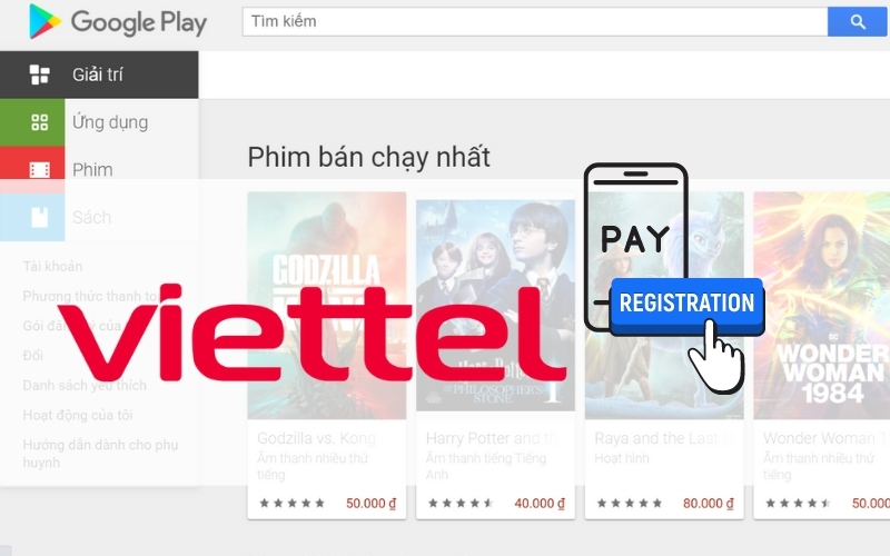 C&aacute;ch đăng k&yacute; để sử dụng dịch vụ thanh to&aacute;n Google Play bằng Viettel